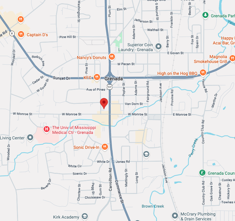 Map screenshot for Grenada Retail Store